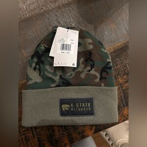 K-State limited edition camo beanie hat
